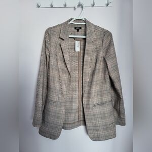 NWT Reitmans Plaid Women's Blazer Jacket sz 4